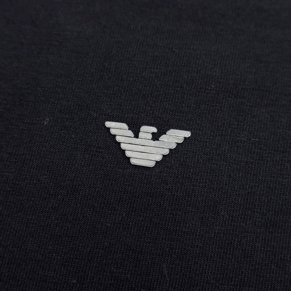 【中古】エンポリオ アルマーニ EMPORIO ARMANI ストレッチコットン Vネック 半袖Ｔシャツ ブラック【サイズM】【BLK】【S/S】【状態ランクB】【メンズ】【769369】