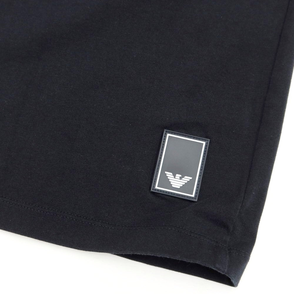 【中古】エンポリオ アルマーニ EMPORIO ARMANI ストレッチコットン Vネック 半袖Ｔシャツ ブラック【サイズM】【BLK】【S/S】【状態ランクB】【メンズ】【769369】