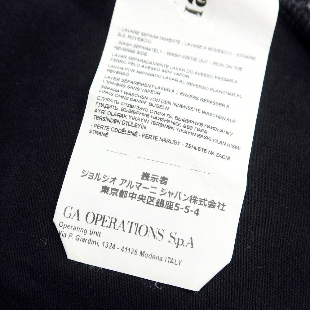【中古】エンポリオ アルマーニ EMPORIO ARMANI ストレッチコットン Vネック 半袖Ｔシャツ ブラック【サイズM】【BLK】【S/S】【状態ランクB】【メンズ】【769369】