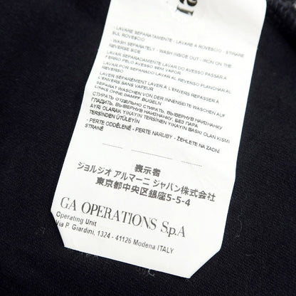 【中古】エンポリオ アルマーニ EMPORIO ARMANI ストレッチコットン Vネック 半袖Ｔシャツ ブラック【サイズM】【BLK】【S/S】【状態ランクB】【メンズ】【769369】