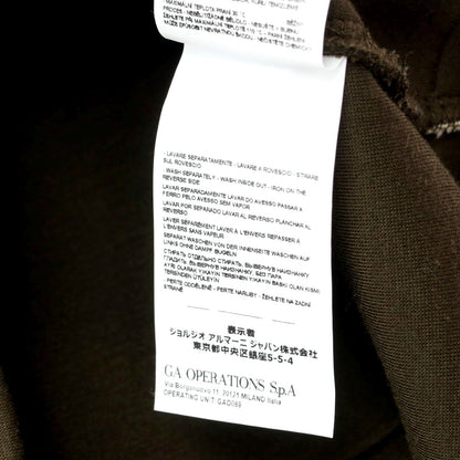 [Used] EMPORIO ARMANI Bonded Rayon Pullover Hoodie Olive [Size S] [GRN] [A/W] [Condition Rank B] ​​[Men&