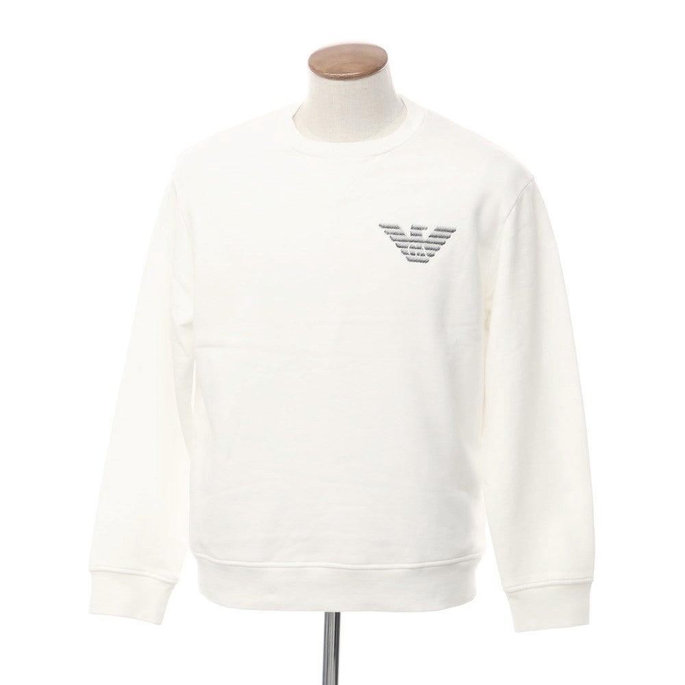 【中古】エンポリオ アルマーニ EMPORIO ARMANI モダールコットン スウェット ホワイト【サイズM】【WHT】【A/W】【状態ランクB】【メンズ】【769078】