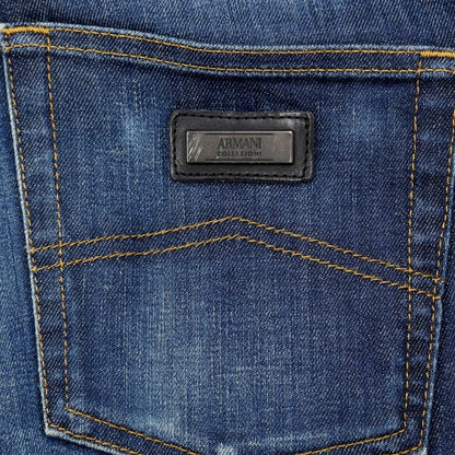[Used] Armani Collezioni ARMANI COLLEZIONI Bootcut Jeans Denim Pants Navy [Size 30] [NVY] [S/S/A/W] [Condition Rank C] [Men&