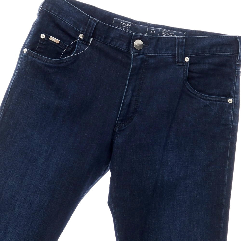 [Used] Armani Collezioni Stretch Denim Pants Jeans Navy [Size 31] [NVY] [S/S] [Condition Rank C] [Men&