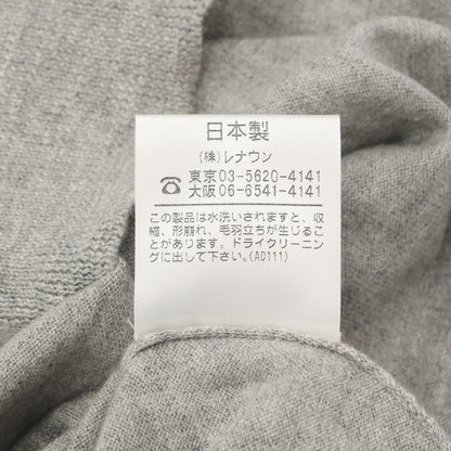 [Used] [Unused] Aquascutum High Gauge Cotton Cashmere V-neck Knit Gray [Size L] [GRY] [A/W] [Condition Rank S] [Men&