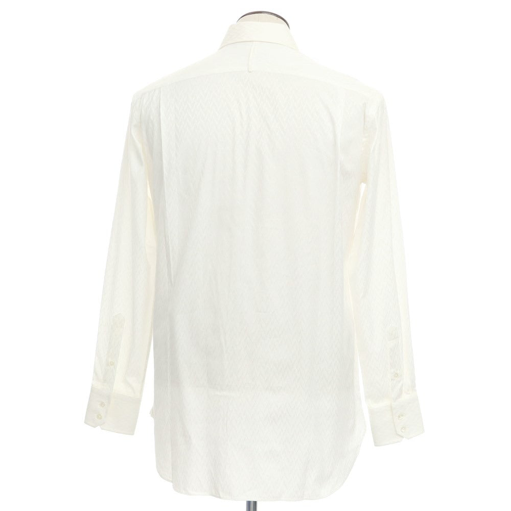 [Used] Kent &amp;amp; Curwen Cotton Herringbone Regular Collar Dress Shirt Off White [Size 41] [WHT] [S/S/A/W] [Condition Rank B] ​​[Men&