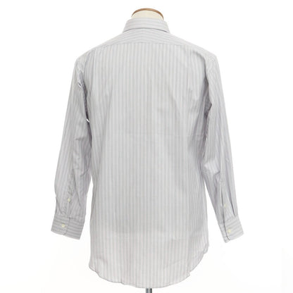 [Used] [Unused] Aquascutum Striped Dress Shirt Grayish Navy x Pink [Size 40-82] [GRY] [S/S/A/W] [Condition Rank S] [Men&