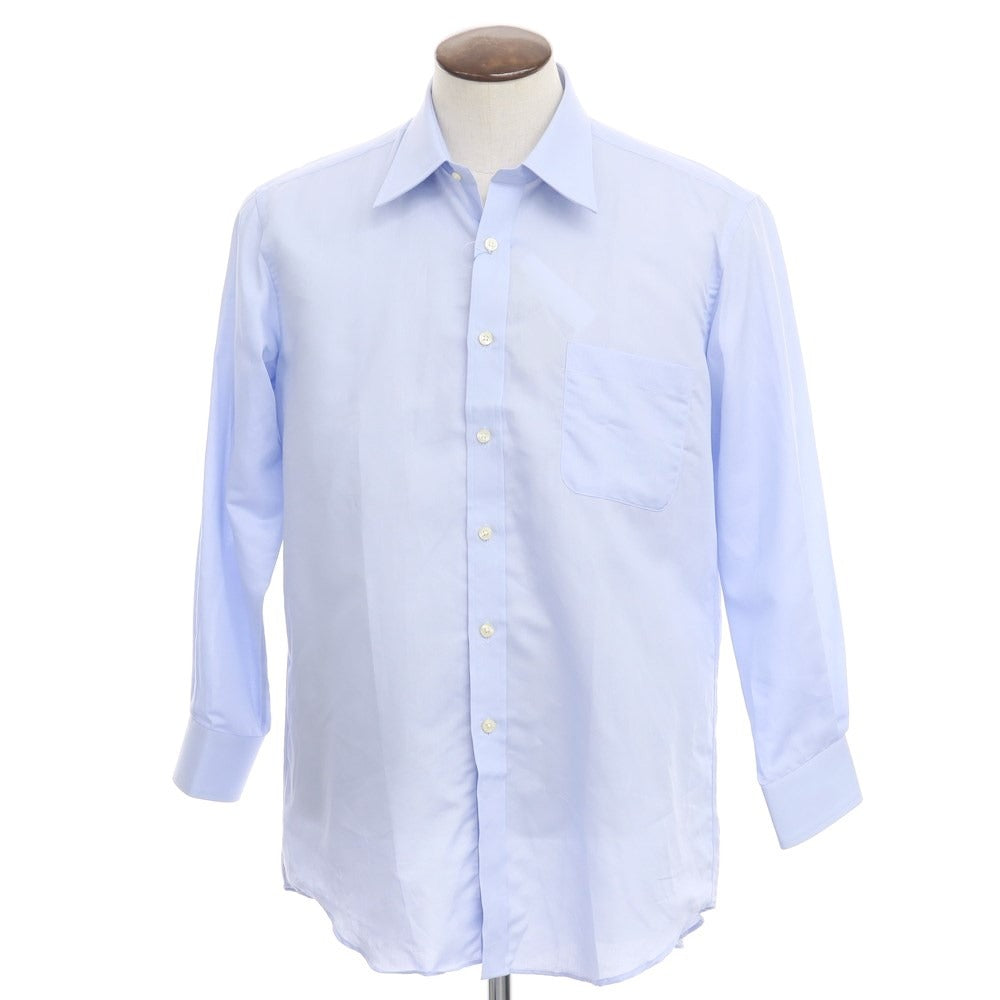 [Used] [Unused] Aquascutum Cotton Linen Dress Shirt Light Blue [Size 42-80] [BLU] [S/S] [Condition Rank S] [Men&