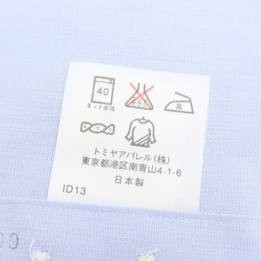 [Used] [Unused] Aquascutum Cotton Linen Dress Shirt Light Blue [Size 42-80] [BLU] [S/S] [Condition Rank S] [Men&