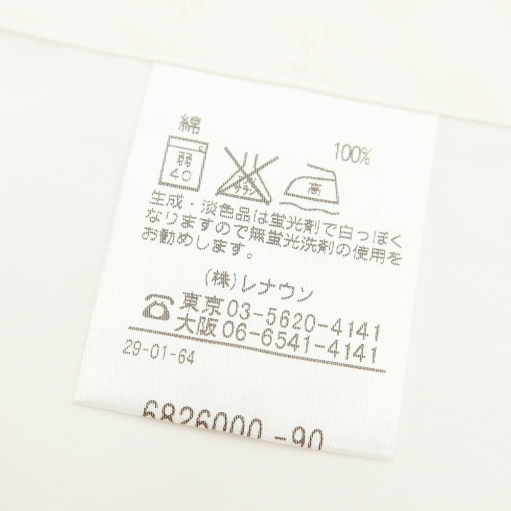 [Used] Aquascutum Broad Cotton Dress Shirt White [Size M-82 (40)] [WHT] [S/S/A/W] [Condition Rank C] [Men&