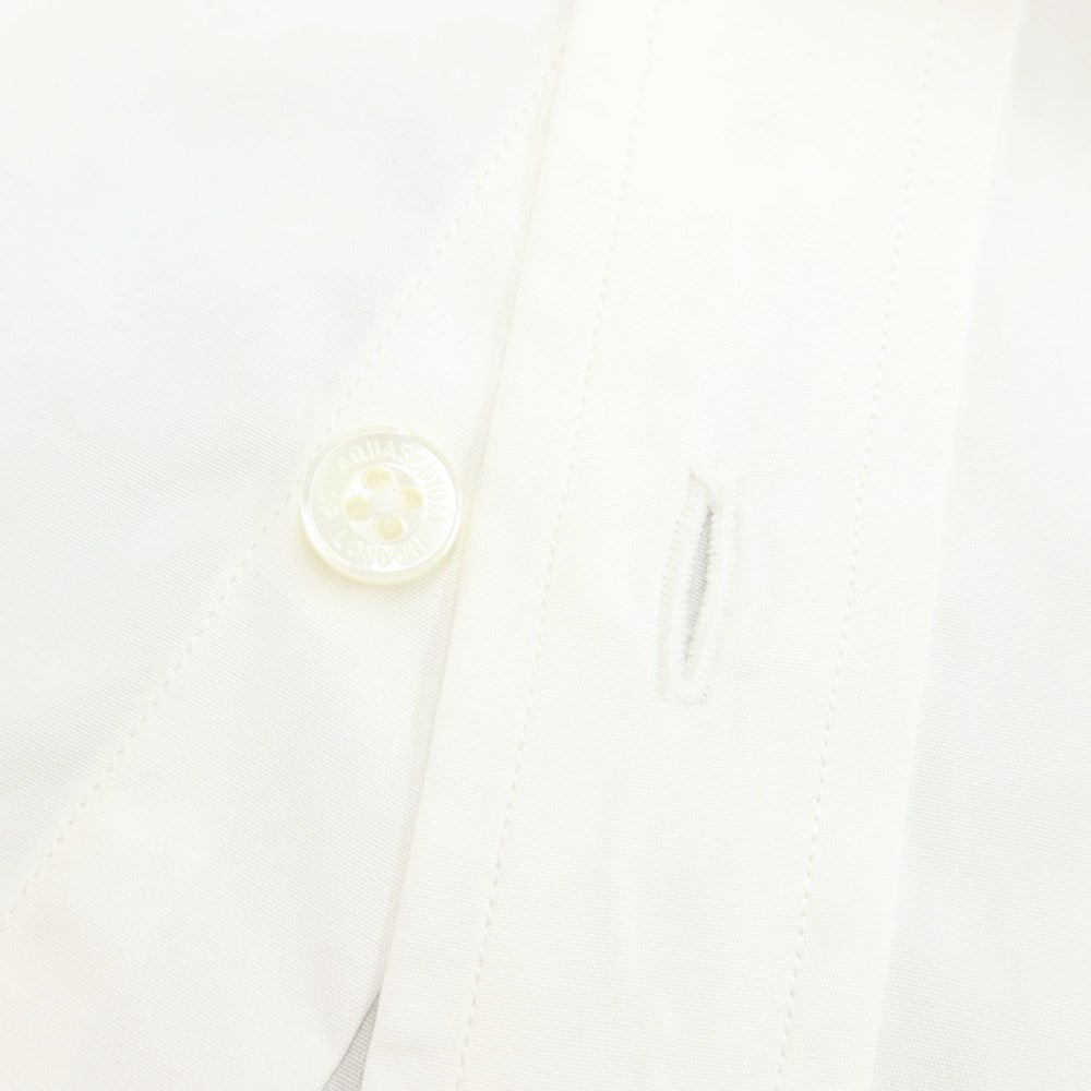 [Used] Aquascutum Broad Cotton Dress Shirt White [Size M-82 (40)] [WHT] [S/S/A/W] [Condition Rank C] [Men&