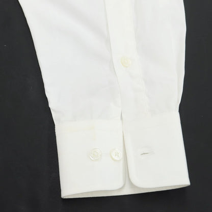 [Used] Aquascutum Broad Cotton Dress Shirt White [Size M-82 (40)] [WHT] [S/S/A/W] [Condition Rank C] [Men&