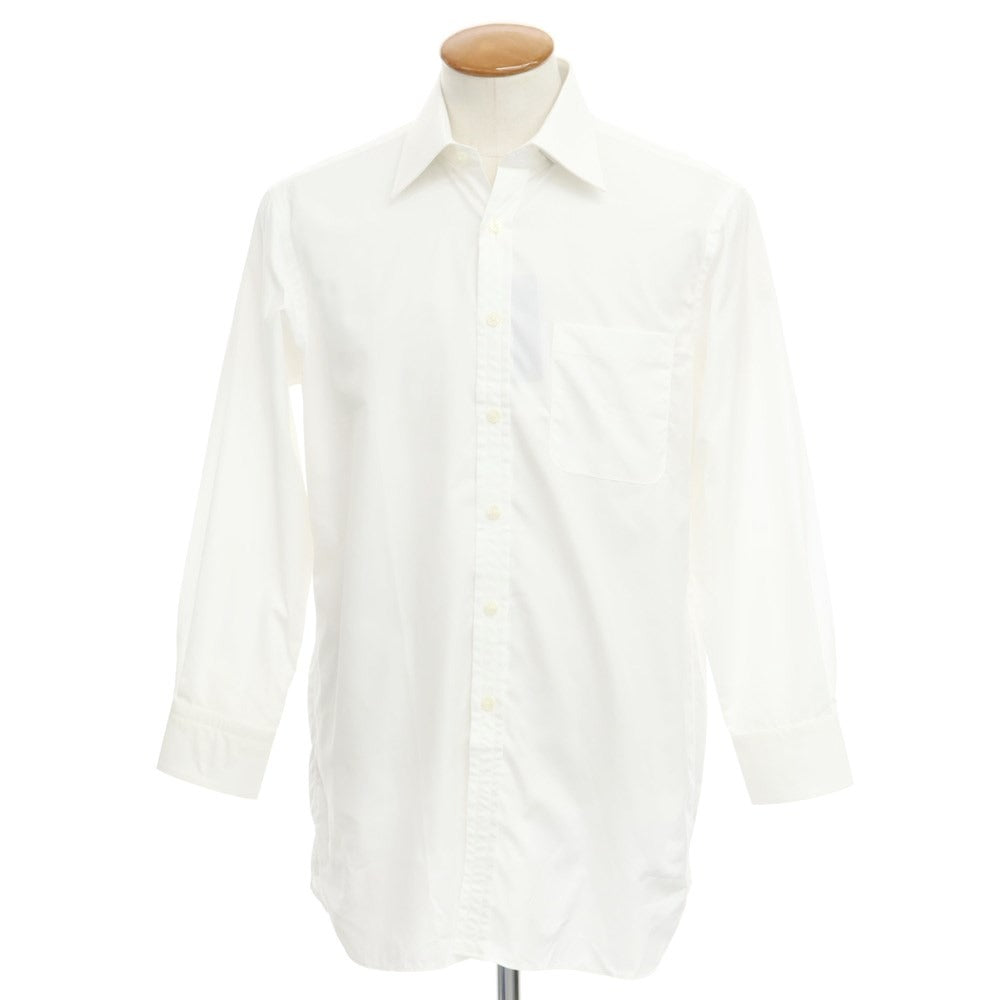 [Used] [Unused] Aquascutum Broad Cotton Dress Shirt White [Size 39-78] [WHT] [S/S/A/W] [Condition Rank S] [Men&