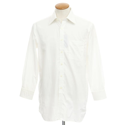 [Used] [Unused] Aquascutum Broad Cotton Dress Shirt White [Size 39-78] [WHT] [S/S/A/W] [Condition Rank S] [Men&