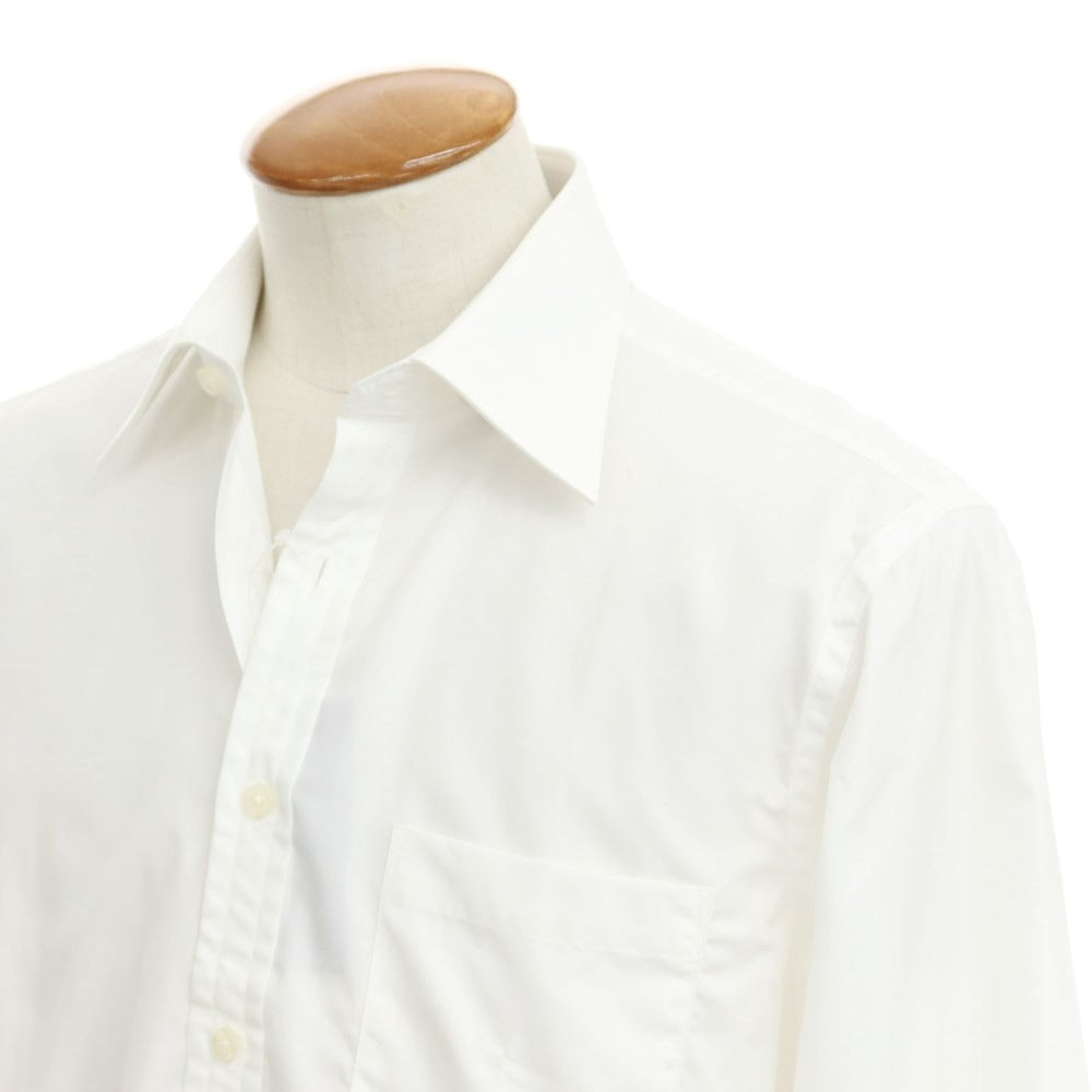 [Used] [Unused] Aquascutum Broad Cotton Dress Shirt White [Size 39-78] [WHT] [S/S/A/W] [Condition Rank S] [Men&