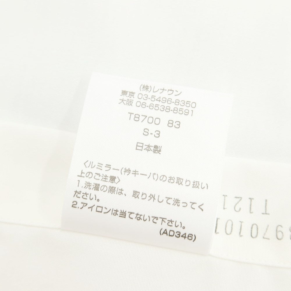 [Used] [Unused] Aquascutum Broad Cotton Dress Shirt White [Size 39-78] [WHT] [S/S/A/W] [Condition Rank S] [Men&