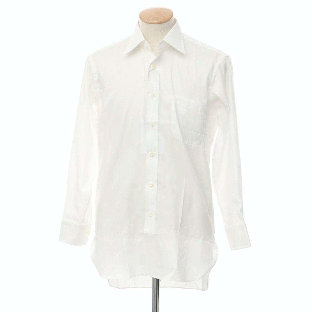 [Used] Aquascutum Broad Cotton Dress Shirt White [Size SM-80] [WHT] [S/S/A/W] [Condition Rank B] ​​[Men&