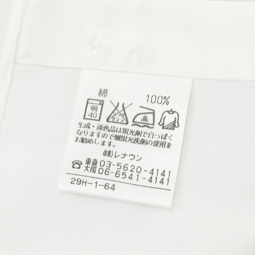 [Used] Aquascutum Broad Cotton Dress Shirt White [Size SM-80] [WHT] [S/S/A/W] [Condition Rank B] ​​[Men&