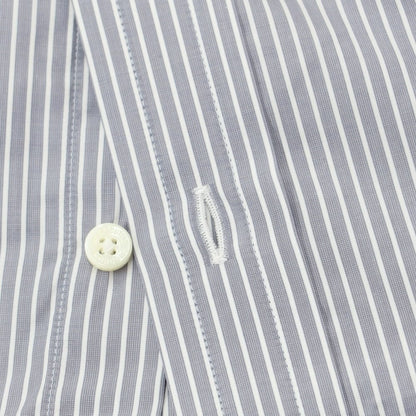 [Used] Aquascutum Striped Cleric Shirt Gray x White [Size 39-82] [GRY] [S/S/A/W] [Condition Rank B] ​​[Men&