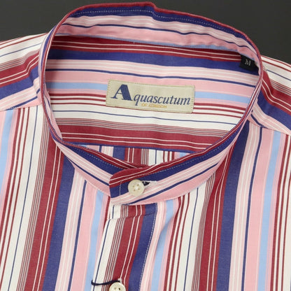 【中古】【未使用】アクアスキュータム Aquascutum ストライプ バンドカラーシャツ ピンクxダークレッド【サイズM】【PNK】【S/S/A/W】【状態ランクS】【メンズ】【769291】
[EPD]