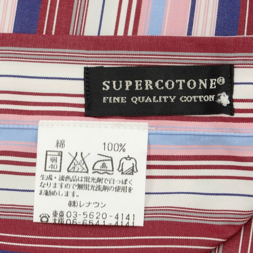 【中古】【未使用】アクアスキュータム Aquascutum ストライプ バンドカラーシャツ ピンクxダークレッド【サイズM】【PNK】【S/S/A/W】【状態ランクS】【メンズ】【769291】
[EPD]