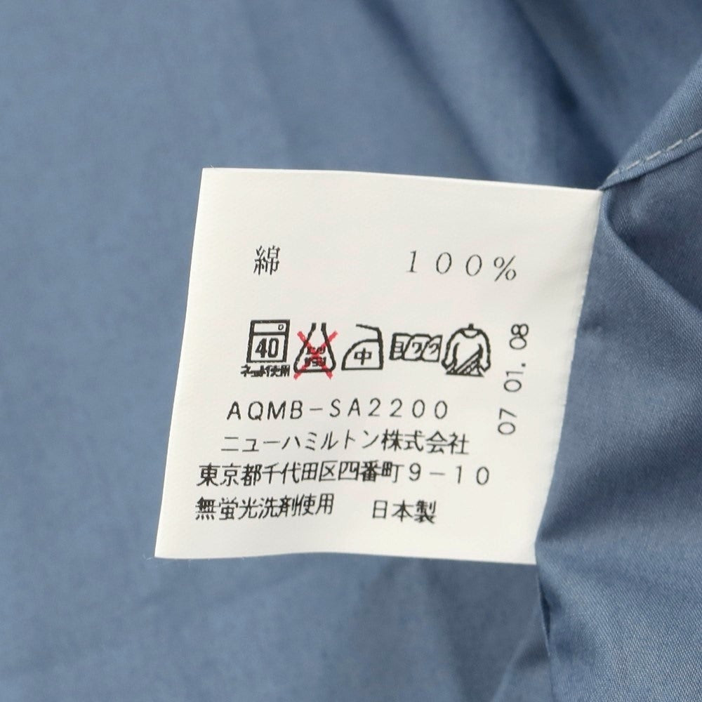 [Used] Aquascutum Cotton Casual Shirt Blue Gray [Size 40-82] [GRY] [S/S/A/W] [Condition Rank B] ​​[Men&