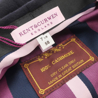[Used] [Unused] Kent &amp;amp; Curwen Cashmere Hunting Cap Dark Navy [Size 58] [NVY] [A/W] [Condition Rank S] [Men&