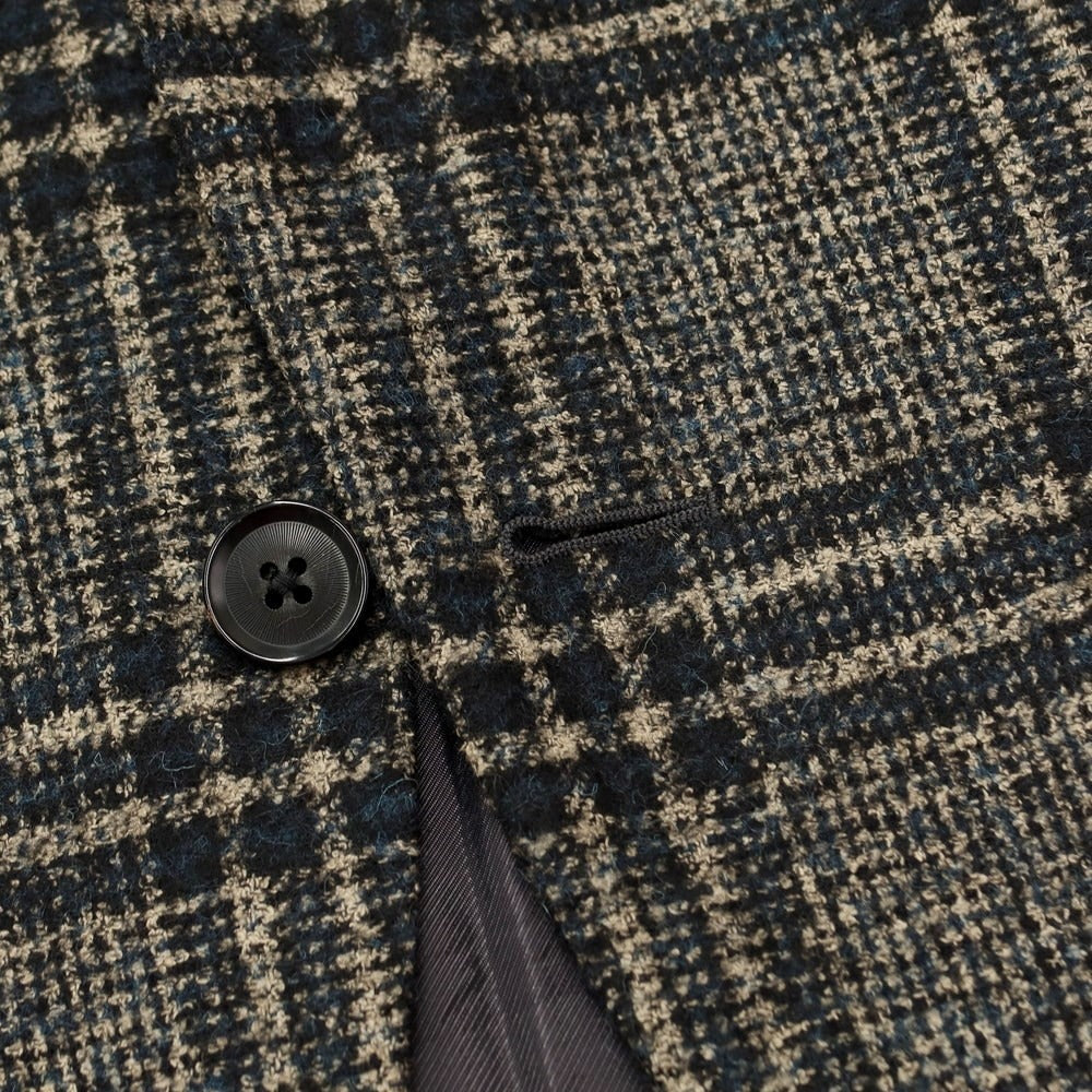 [Used] Raffaele Caruso Alpaca Cotton Check Jacket Navy x Beige [Size 54] [NVY] [A/W] [Condition Rank B] ​​[Men&