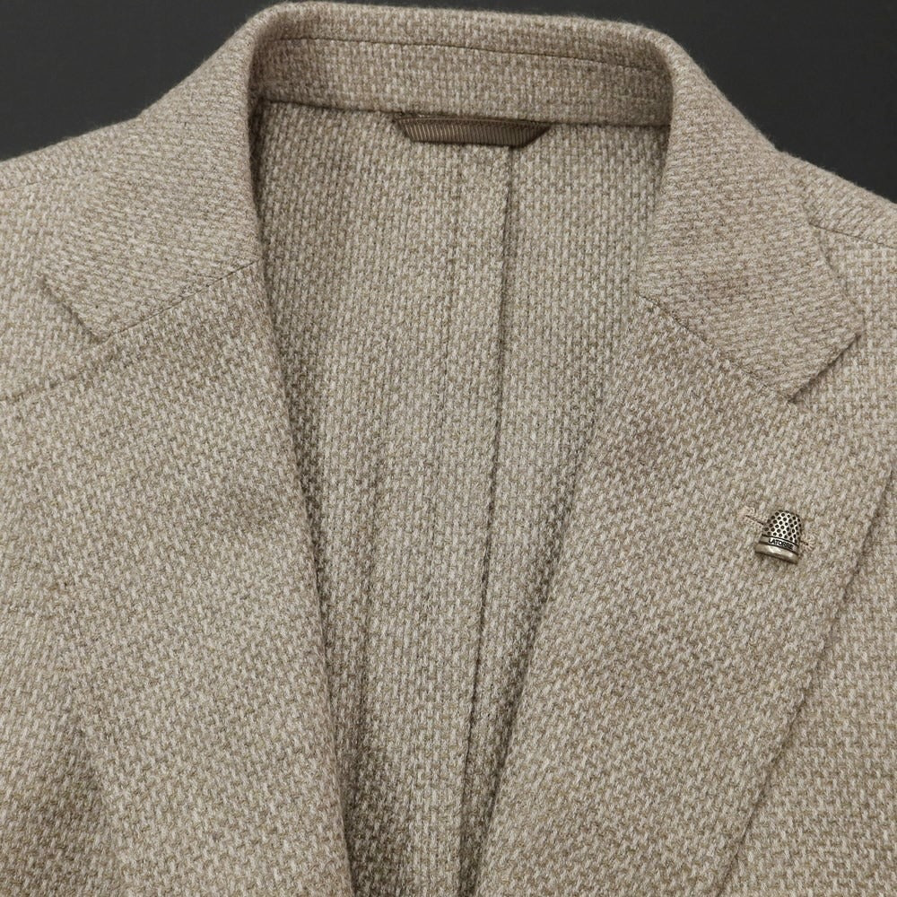 [Used] SARTORIA LATORRE wool cashmere tailored jacket, beige [size 54] [BEI] [A/W] [Condition rank B] ​​[Men&