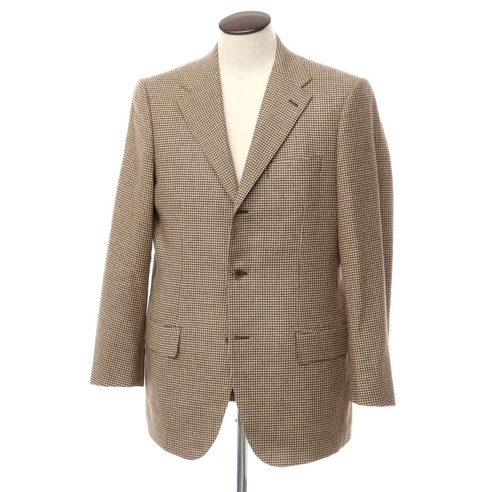 【中古】サルトリアピスケス Sartoria Pisthes ウールモヘヤカシミヤ チェック ジャケット イエローベージュxブラウン【サイズ52】【BEI】【A/W】【状態ランクC】【メンズ】【768992】
[DPD]