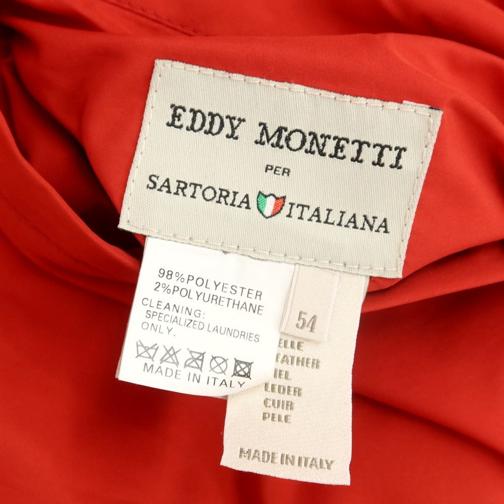 [Used] Eddy Monetti EDDY MONETTI reversible leather swing top blouson grayish dark navy x red [size 54] [NVY] [A/W] [Condition rank C] [Men&