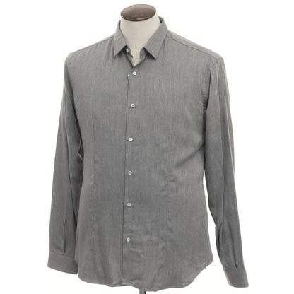 [Used] Neill Cutter Rayon Casual Shirt, Grey [Size XXL] [GRY] [A/W] [Condition Rank B] ​​[Men&