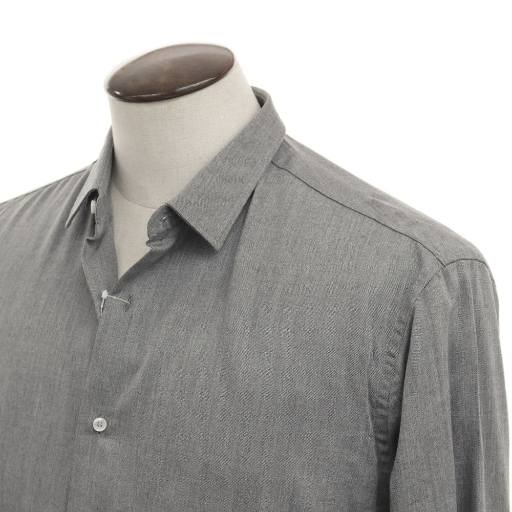 [Used] Neill Cutter Rayon Casual Shirt, Grey [Size XXL] [GRY] [A/W] [Condition Rank B] ​​[Men&