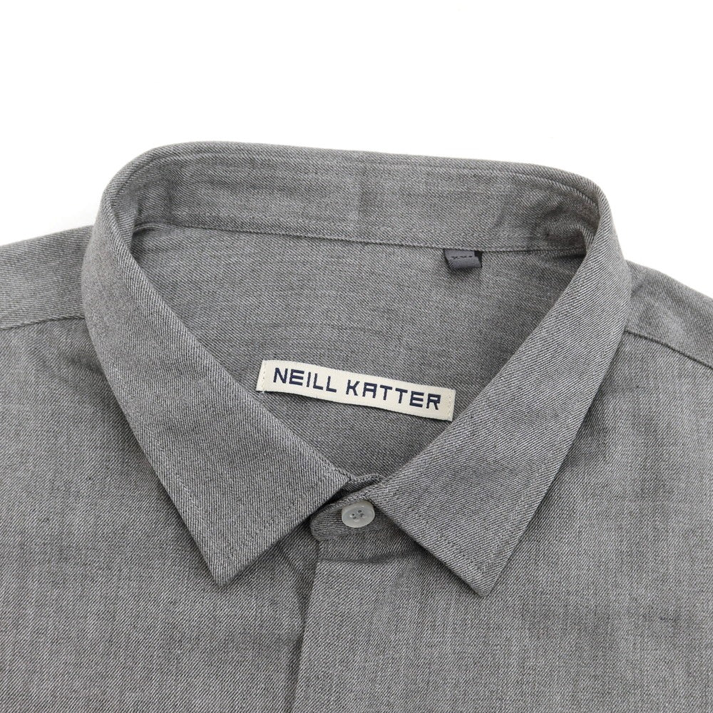 [Used] Neill Cutter Rayon Casual Shirt, Grey [Size XXL] [GRY] [A/W] [Condition Rank B] ​​[Men&