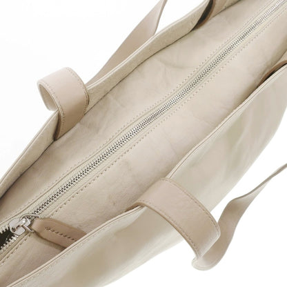 [Used] NAVA DESIGN Leather Tote Bag Sand Beige x Dark Beige [W45.5xH32xD11.5] [BEI] [S/S/A/W] [Condition Rank C] [Men&