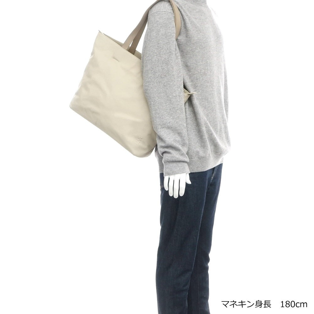 [Used] NAVA DESIGN Leather Tote Bag Sand Beige x Dark Beige [W45.5xH32xD11.5] [BEI] [S/S/A/W] [Condition Rank C] [Men&