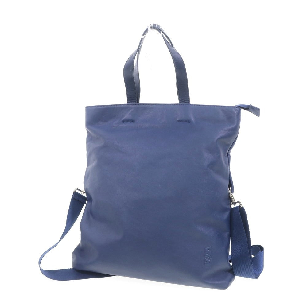 【中古】ナヴァデザイン NAVA DESIGN レザー トートバッグ ネイビーブルー【W36xH40xD5.5】【NVY】【S/S/A/W】【状態ランクB】【メンズ】【768992】