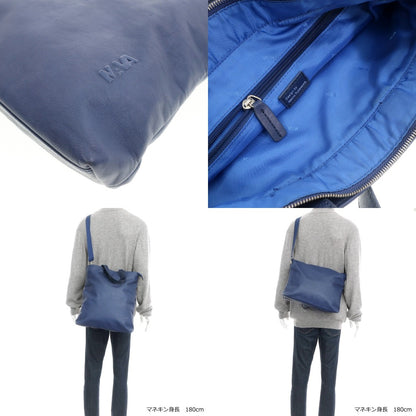 [Used] NAVA DESIGN Leather Tote Bag Navy Blue [W36xH40xD5.5] [NVY] [S/S/A/W] [Condition Rank B] ​​[Men&