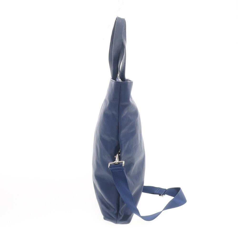 [Used] NAVA DESIGN Leather Tote Bag Navy Blue [W36xH40xD5.5] [NVY] [S/S/A/W] [Condition Rank B] ​​[Men&