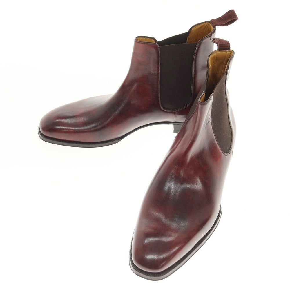 [Used] [Unused] Enzo Bonafe EB-04 Museum Calf Side Gore Boots Burgundy (Plum) [Size 8 1/2] [BRW] [S/S/A/W] [Condition Rank S] [Men&