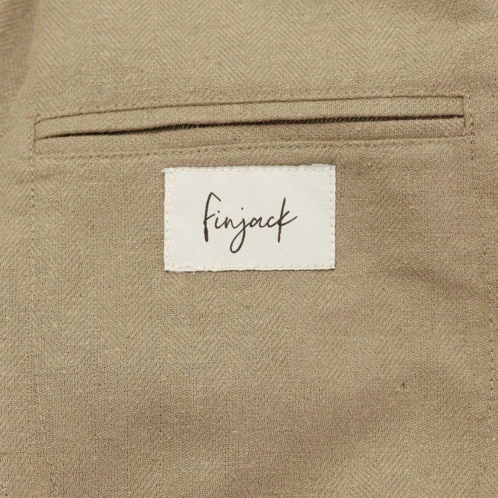 [Used] Finjack Cotton Casual Jacket Khaki Beige [Size 48] [KAK] [S/S] [Condition Rank A] [Men&