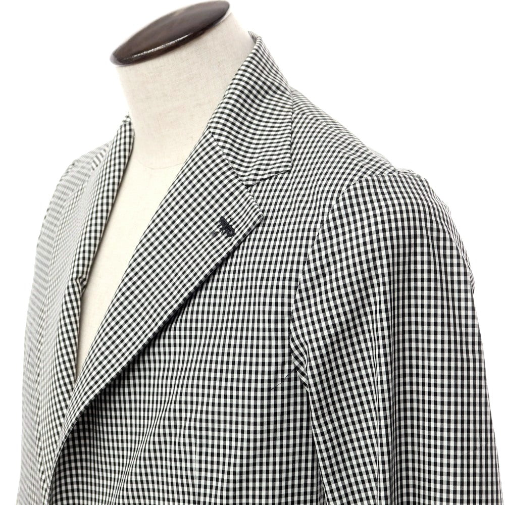 [Used] Finjack Cotton Check Jacket Black x White [Size 48] [BLK] [S/S] [Condition Rank A] [Men&