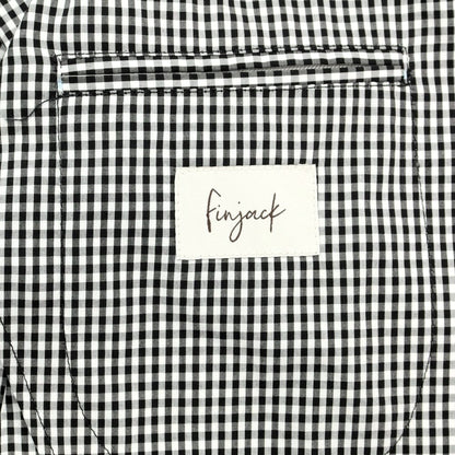 [Used] Finjack Cotton Check Jacket Black x White [Size 48] [BLK] [S/S] [Condition Rank A] [Men&