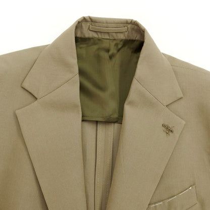 [Used] Finjack Cotton Polyester 2 Button Suit Khaki Beige [Size 48] [KAK] [S/S] [Condition Rank A] [Men&