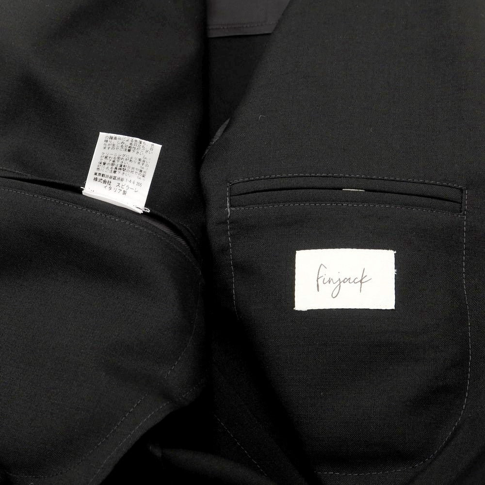 [Used] Finjack Wool Mohair Tailored Jacket Black [Size 44] [BLK] [S/S] [Condition Rank A] [Men&