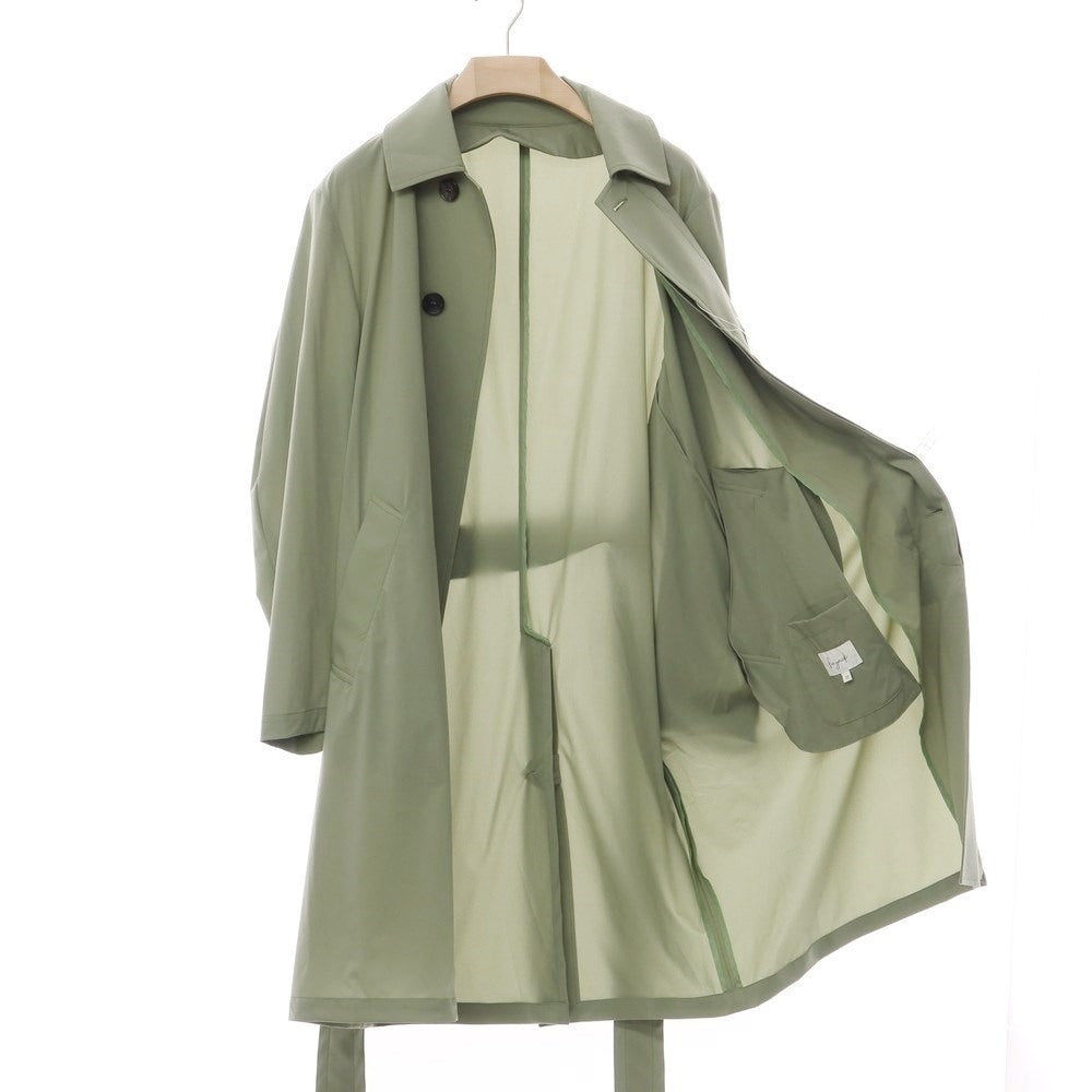 [Used] Finjack Stretch Nylon Balmacaan Coat Sage Green [Size 50] [GRN] [S/S] [Condition Rank A] [Men&