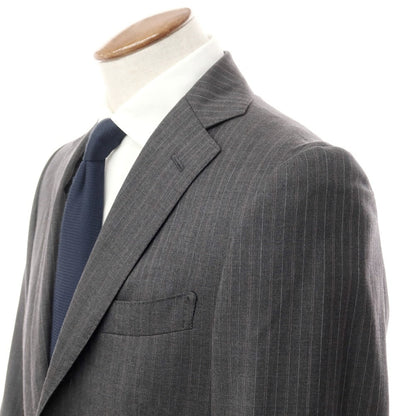 [Used] SHIPS Wool Striped 3-Button Suit, Gray x Pink x White [Size 46] [GRY] [A/W] [Condition Rank C] [Men&