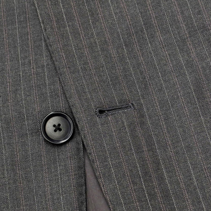 [Used] SHIPS Wool Striped 3-Button Suit, Gray x Pink x White [Size 46] [GRY] [A/W] [Condition Rank C] [Men&