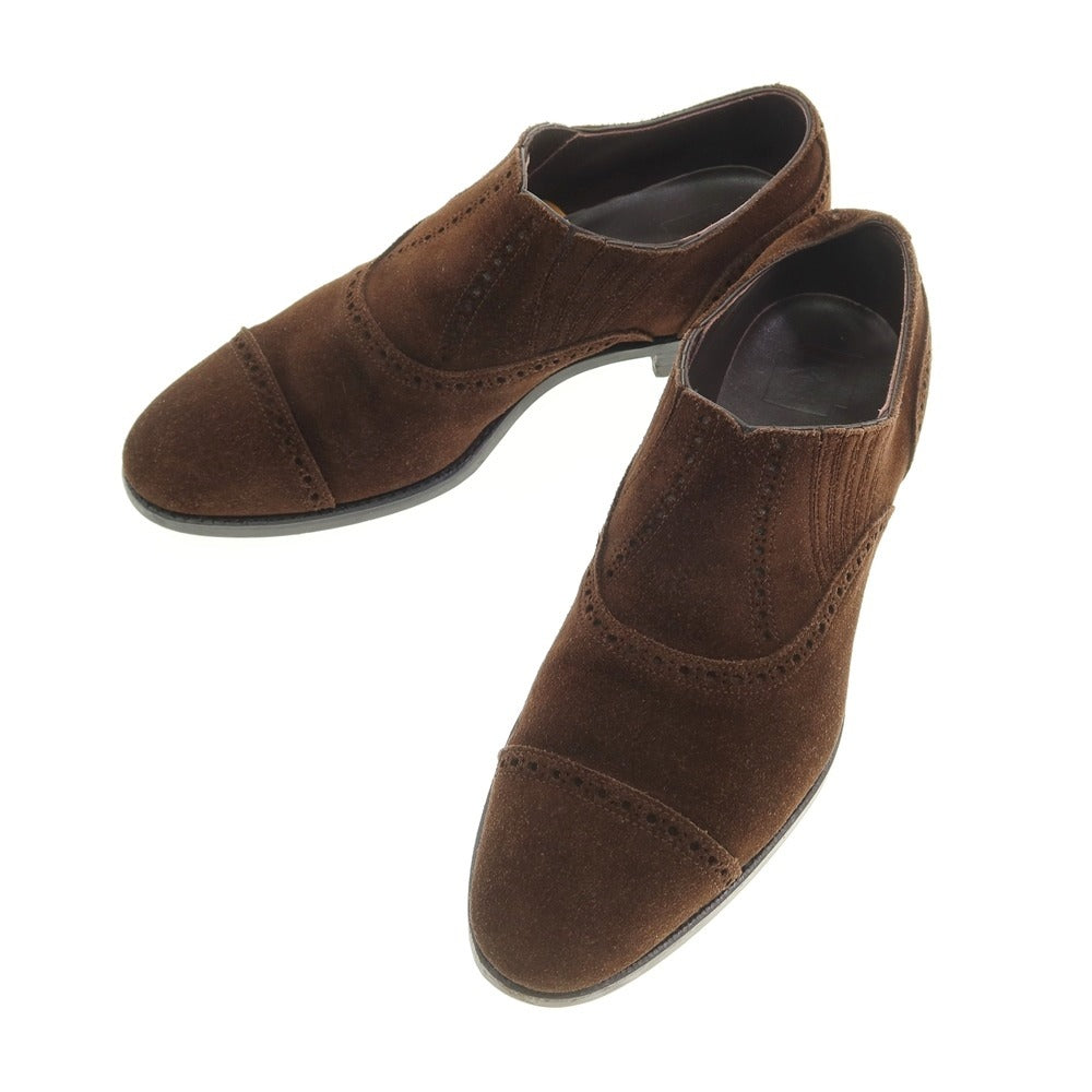 [Used] Sanyo Yamacho Sanyo Yamacho Suede Side Elastic Dress Shoes Brown [Size 7] [BRW] [S/S/A/W] [Condition Rank C] [Men&