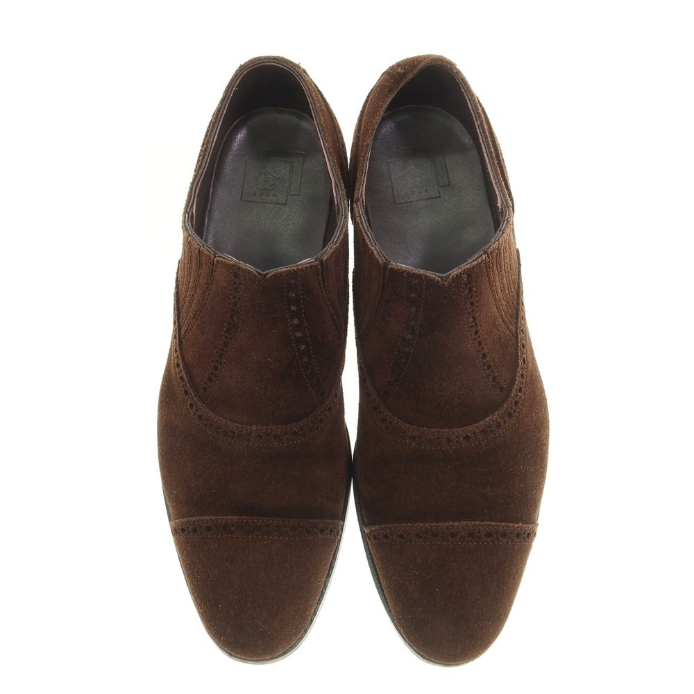 [Used] Sanyo Yamacho Sanyo Yamacho Suede Side Elastic Dress Shoes Brown [Size 7] [BRW] [S/S/A/W] [Condition Rank C] [Men&